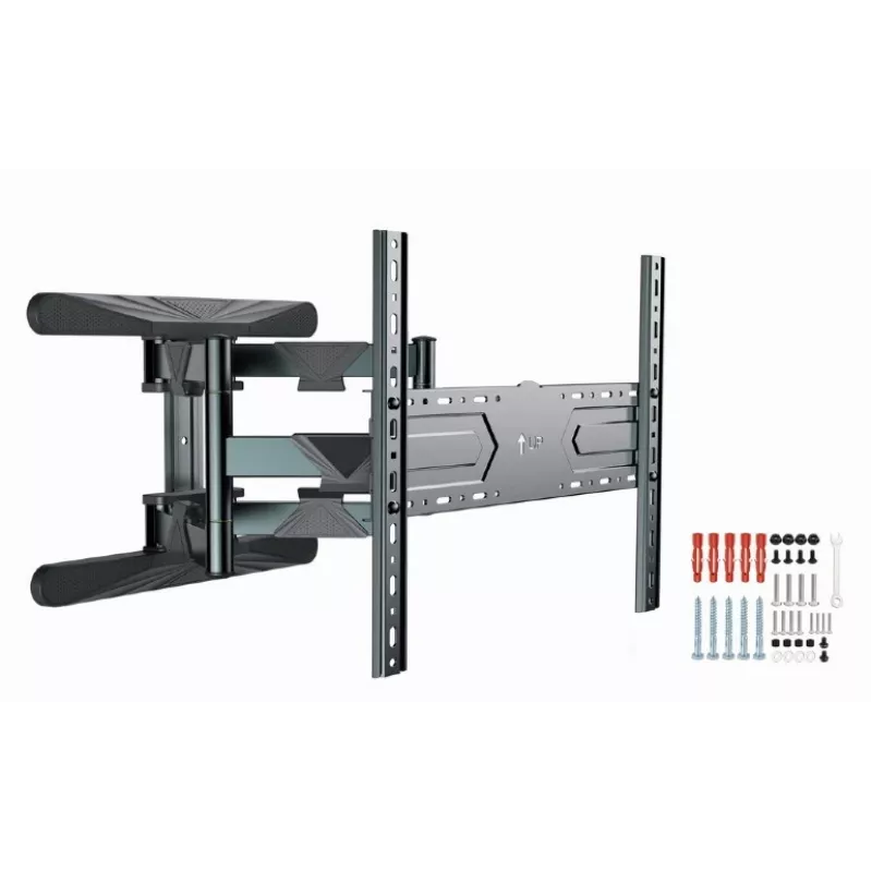 Seinale kinnitatav telerikinnitus Gembird WM-80ST-01 terasest 40–80-tollistele ekraanidele, 50 kg, VESA 100×100–600×400, kallutatav ja pööratav