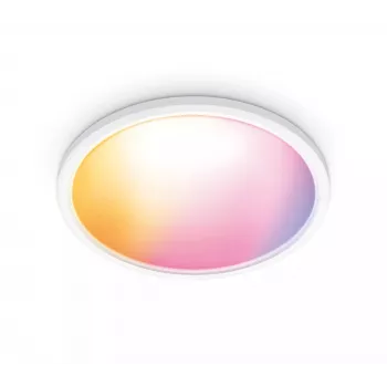 WiZ Superslim Ceiling 32 W, nutikas laevalgusti, Wi-Fi/Bluetooth, valge, Wi-Fi 4 (802.11n), 802.11b, 802.11g, LED, plastik