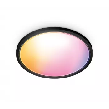 Nutikas laelamp wizarding world Superslim Ceiling 32 W, must, 545×545×38 mm, 220–240 V