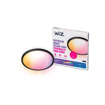Nutikas laelamp wizarding world Superslim Ceiling 32 W, must, 545×545×38 mm, 220–240 V
