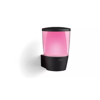 WiZ seinavalgusti ELPAS, nutikas seinavalgusti, Wi-Fi/Bluetooth, must, Wi-Fi 4 (802.11n), 802.11b, 802.11g, LED, metall, plastik