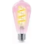 Philips Filament Clear 40 W ST64 E27, nutipirn, Wi-Fi/Bluetooth, läbipaistev, Wi-Fi 4 (802.11n), 802.11b, 802.11g, LED, E27