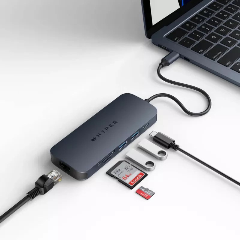 Targus HD4004GL sülearvuti dokkimisjaam/pordireplikaator USB USB-C sinine