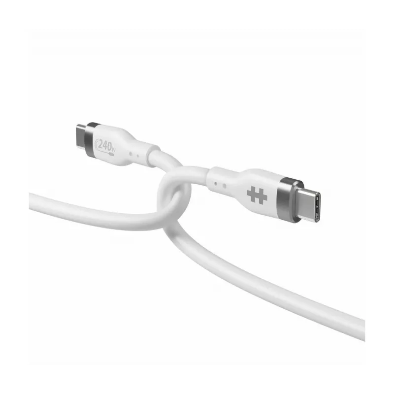 TARGUS Hyper 2m Silicone 240w USB-c Charging kaabel - Valge