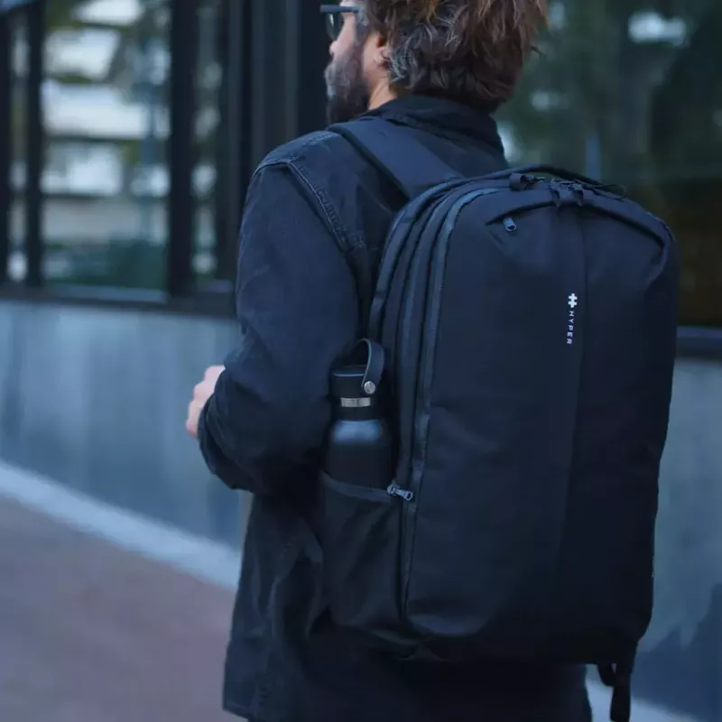 Vabaajaseljakott HYPER HyperPack Pro Must Cordura Nylon 490mm
