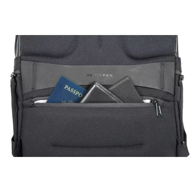 Vabaajaseljakott HYPER HyperPack Pro Must Cordura Nylon 490mm