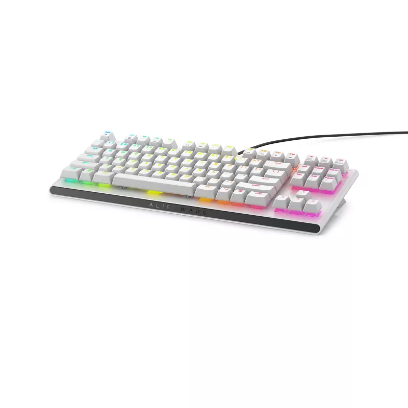 Alienware AW420K klaviatuur Gaming USB QWERTY US International Valge