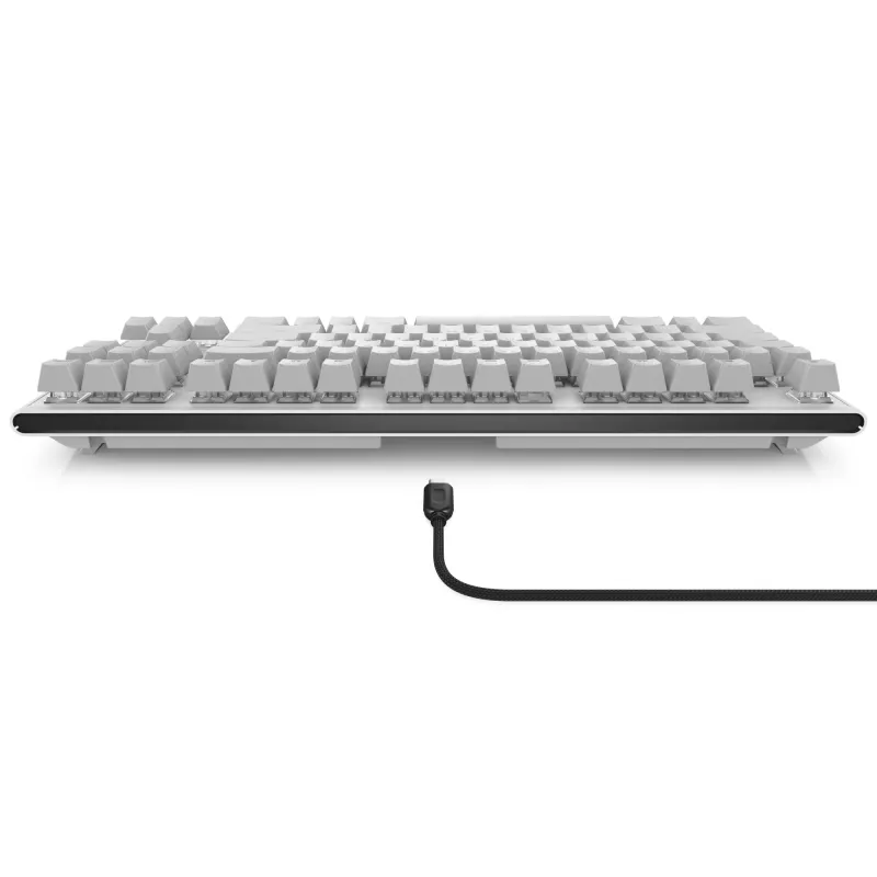 Alienware AW420K klaviatuur Gaming USB QWERTY US International Valge