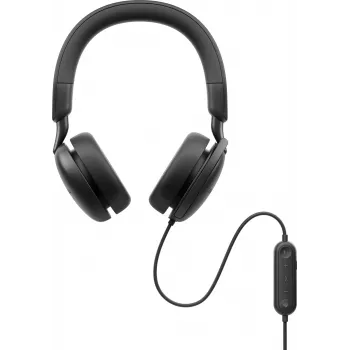 DELL Pro Plus juhtmega ANC-peakomplekt - WH5024, juhtmega, kõned/muusika, 20–20000 Hz, 189 g, peakomplekt, must