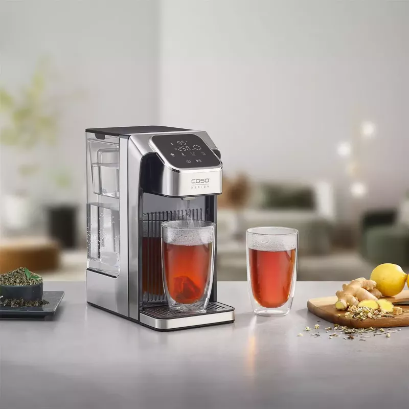 Elektriline veekeetja Caso 2.7L 2600W Must/Roostevaba teras