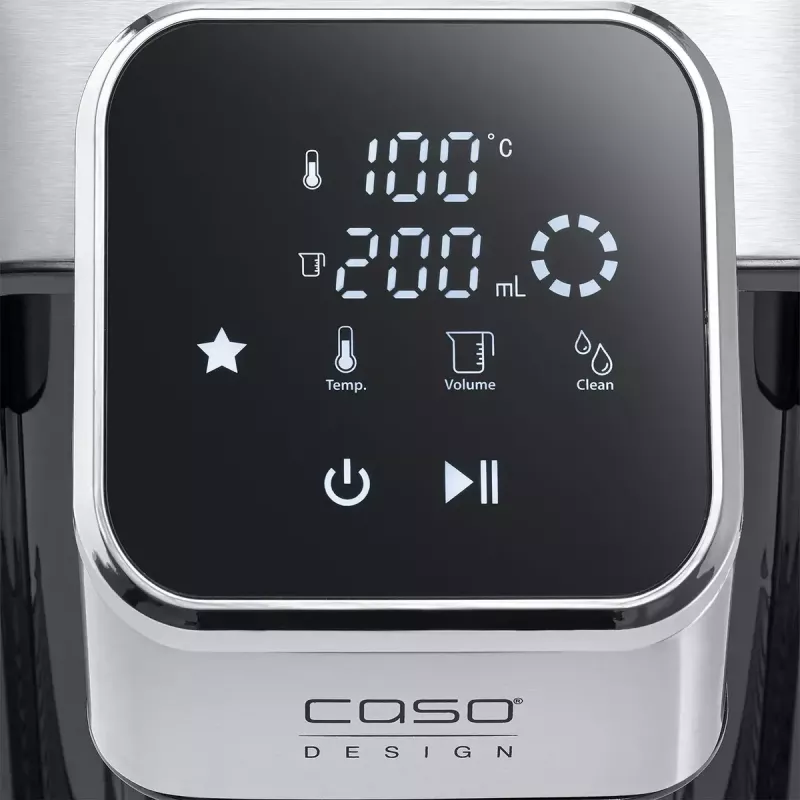 Elektriline veekeetja Caso 2.7L 2600W Must/Roostevaba teras