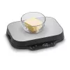Köögikaalud Caso KitchenDuo 03291 — digitaalne köögikaal, roostevaba teras ja must, LED-ekraan, 5 kg mahutavus, taarafunktsioon