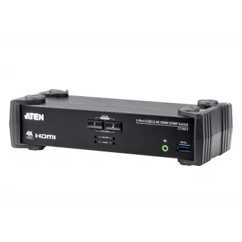 ATEN 2-Port USB 3.0 4K HDMI KVMP™ lüliti helimikseri režiimiga