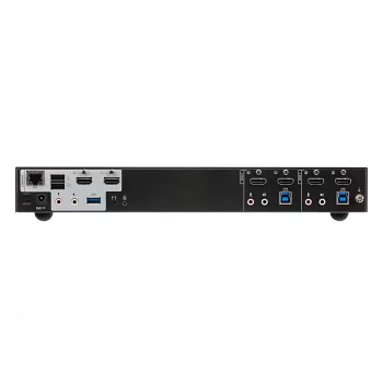 ATEN 2-Port USB 3.0 4K HDMI Dual Display KVMP™ lüliti, 4096 x 2160 pikslit, 4K Ultra HD, 3,17 W, Must