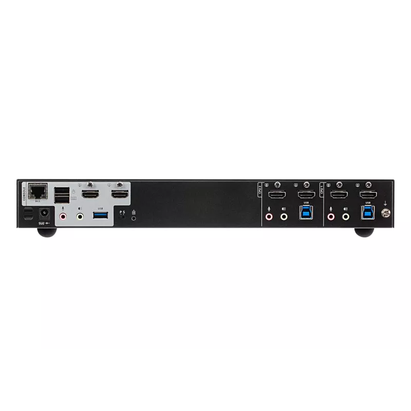 ATEN 2-Port USB 3.0 4K HDMI Dual Display KVMP™ lüliti, 4096 x 2160 pikslit, 4K Ultra HD, 3,17 W, Must