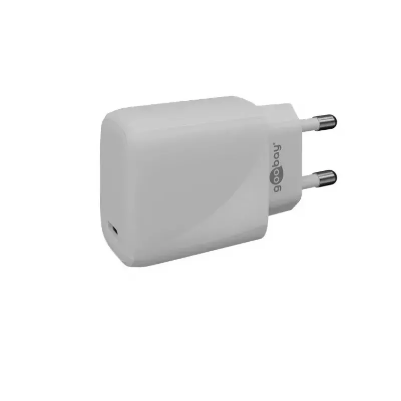 Goobay 65406 vahelduvvoolulaadur USB USB-C 5 V kõrvaklappidele, sülearvutitele, nutitelefonidele