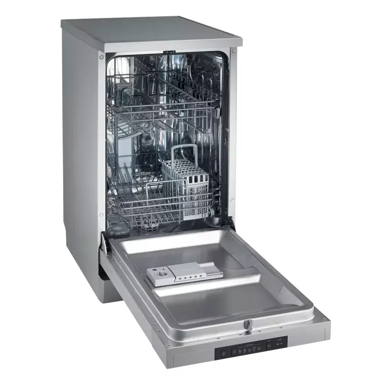 Vabaltseisev nõudepesumasin Gorenje GS520E15S, kitsas 45 cm, 9 kattekohta, 47 dB, hall
