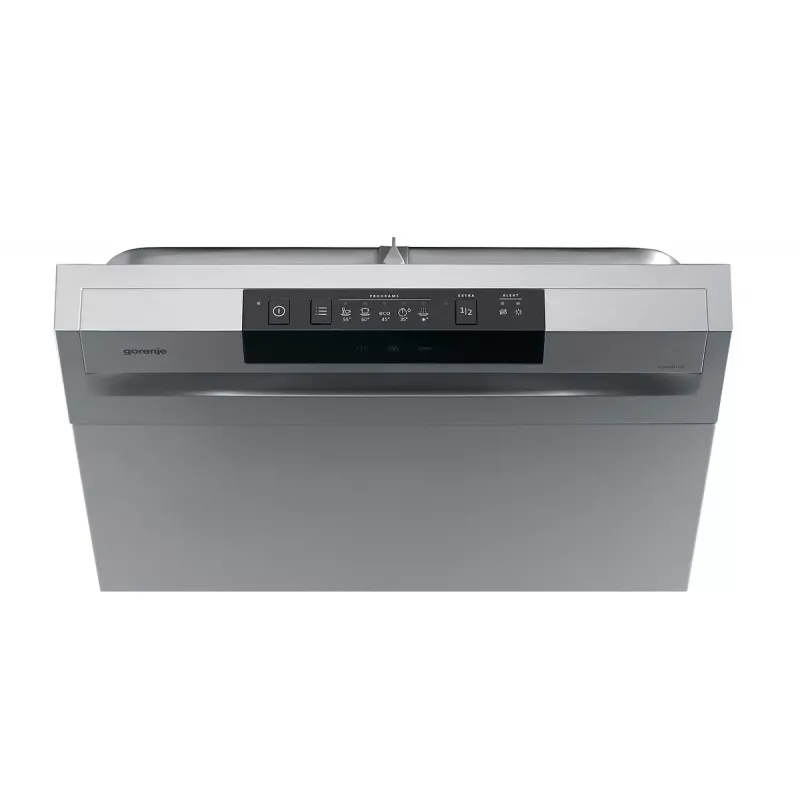 Vabaltseisev nõudepesumasin Gorenje GS520E15S, kitsas 45 cm, 9 kattekohta, 47 dB, hall