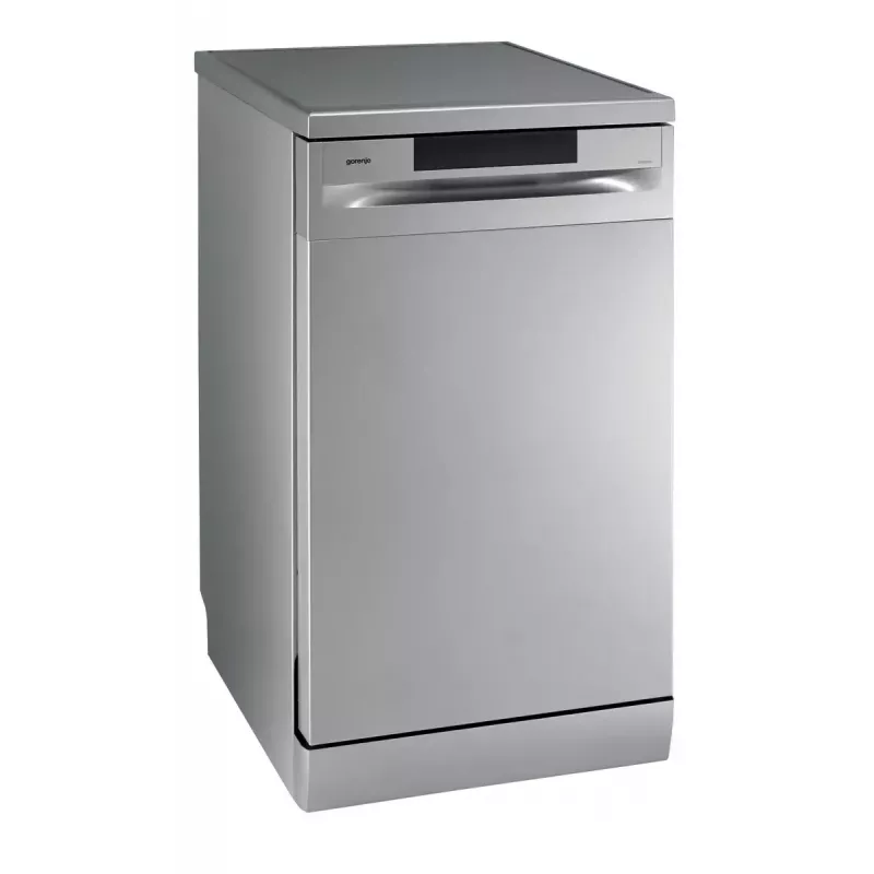 Vabaltseisev nõudepesumasin Gorenje GS520E15S, kitsas 45 cm, 9 kattekohta, 47 dB, hall
