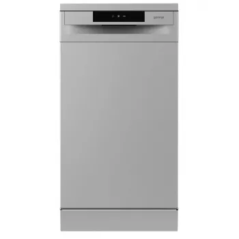 Vabaltseisev nõudepesumasin Gorenje GS520E15S, kitsas 45 cm, 9 kattekohta, 47 dB, hall