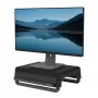 Fellowes arvuti monitori alus kolme kõrguse reguleerimisega - Breyta monitori tõstuk kaablihaldusega - ergonoomiline reguleeritav monitori alus arvutitele - maksimaalne kaal 15 kg - must