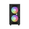 Arvuti korpus DeepCool CH360 DIGITAL Micro Tower, karastatud klaas, microATX/Mini-ITX, ees 2x140mm, sisseehitatud ekraan, USB-C