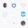 IP-turvakaamera Reolink W520 6MP siseruumide 360° vaade, 2560×2560, H.265, Wi‑Fi ja Ethernet