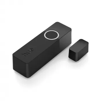 Philips Secure kontaktandur, juhtmevaba, ZigBee, must, uks/aken, kleeplint/kruvi, III