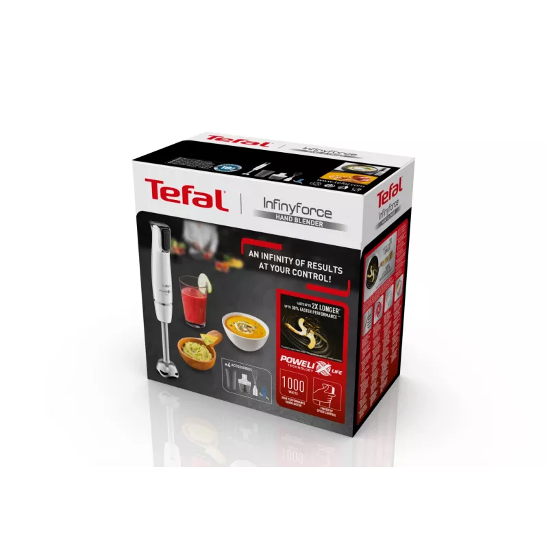 Tefal InfinyForce HB9441 0,8 L saumikser 1000 W valge
