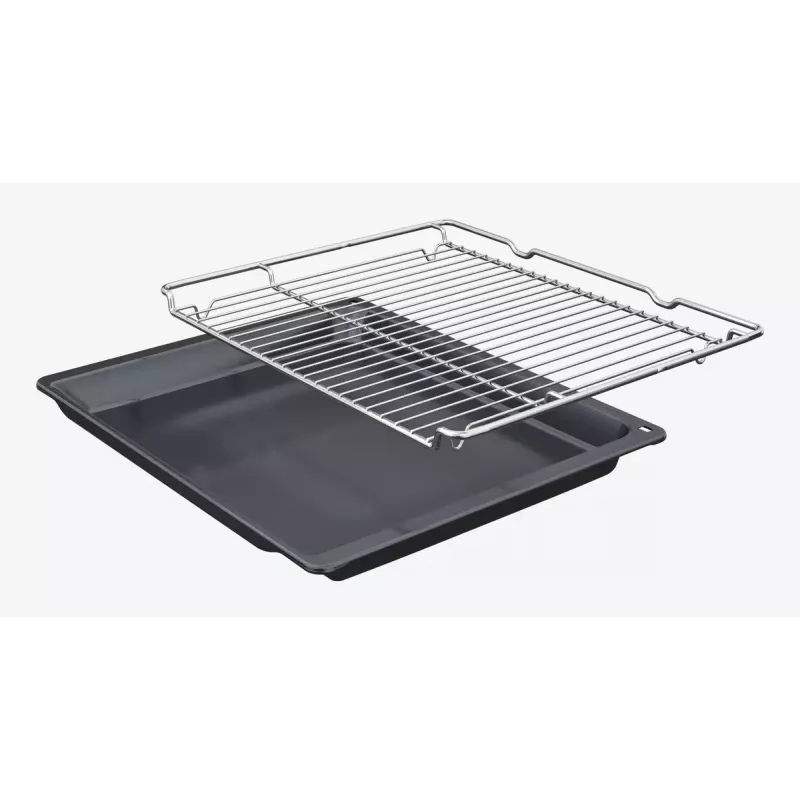 Sisseehitatud ahi Bosch Serie 8 HBG7721B1 — elektriline 71 L, pürolüütiline puhastus, puutetundlik juhtimine, Wi‑Fi, halogeenlamp, must