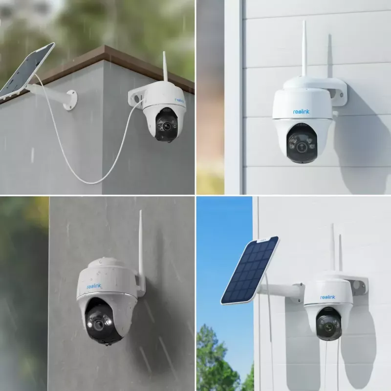 IP turvakaamera Reolink Argus Series B430 — 5 MP, juhtmevaba, aku/päikeseenergia 6000 mAh, kuppel, sise-/välistingimustesse, PIR, 355° pööre, 140° kallutus