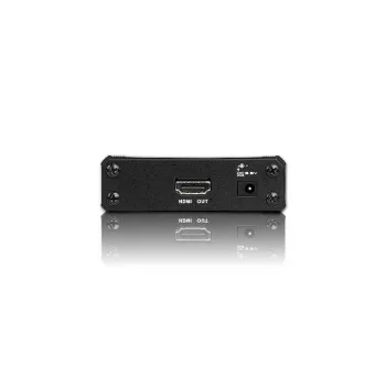 ATEN VGA-HDMI heli/videomuundur, must, metall, 1920 x 1080 pikslit, 1920 x 1080 pikslit, 1080p, 16:9