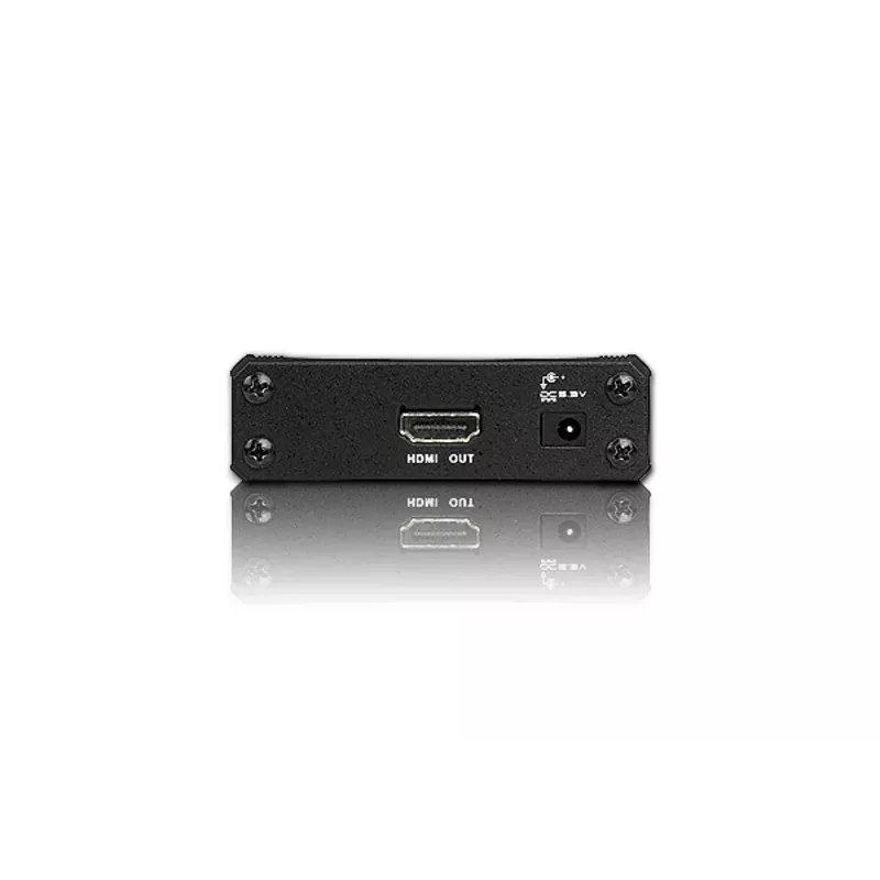 ATEN VGA-HDMI heli/videomuundur, must, metall, 1920 x 1080 pikslit, 1920 x 1080 pikslit, 1080p, 16:9