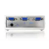 ATEN 2-pordiline VGA videolüliti, VGA, metall, plastik, hõbedane, 60 Hz, 10 m, 640 x 480 (VGA), 800 x 600 (SVGA), 1024 x 768 (XGA), 1600 x 1200 (UXGA), 1920 x 1440