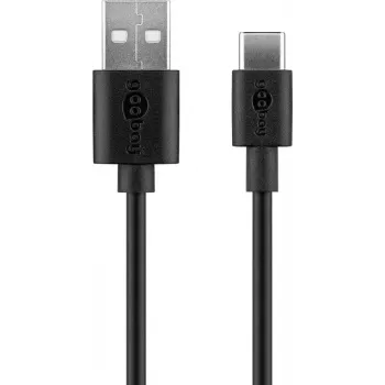 Siselaadija GOOBAY 45298 – universaalne USB 5V 1m, AC 100–240V, 5 W, must