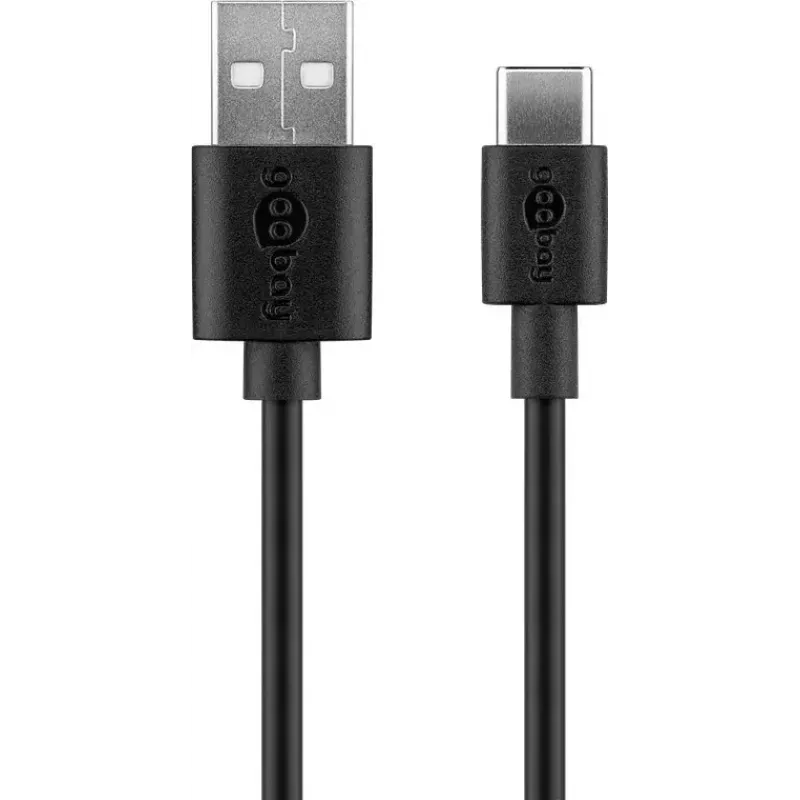Siselaadija GOOBAY 45298 – universaalne USB 5V 1m, AC 100–240V, 5 W, must