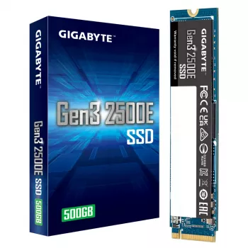 SSD ketas GIGABYTE 500GB M.2 PCI Express 3.0 NVMe Gen3 2500E