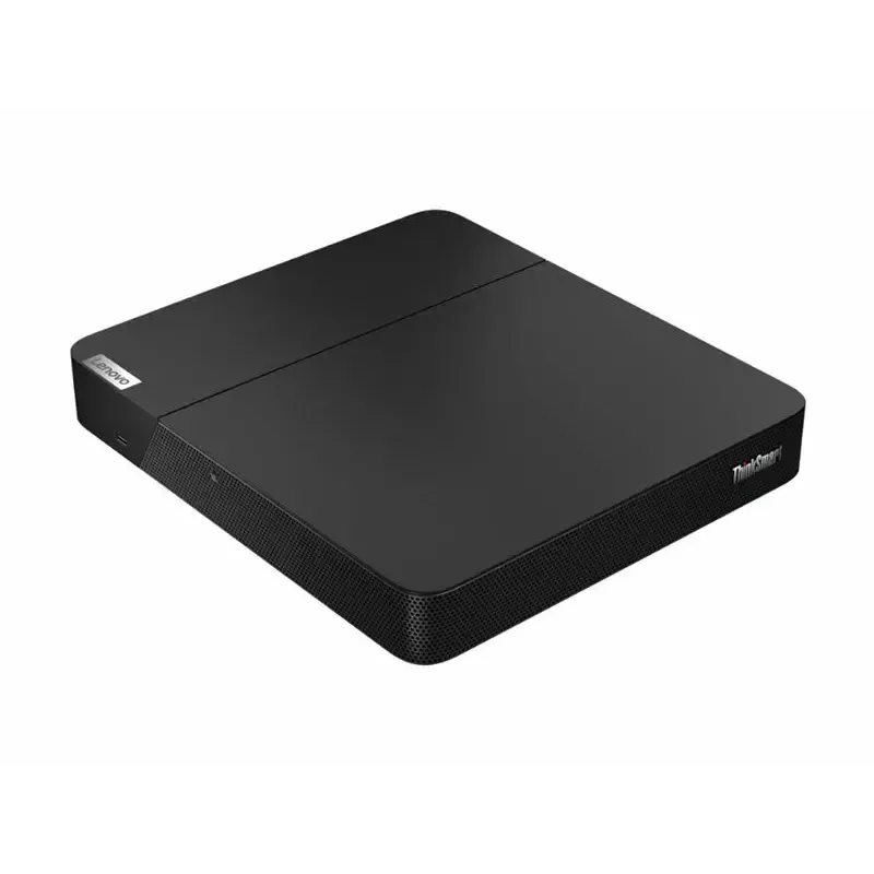 Konverentsikontroller Lenovo ThinkSmart 12QL0004MT Zoomile, kompaktne must seade koosoleku juhtimiseks