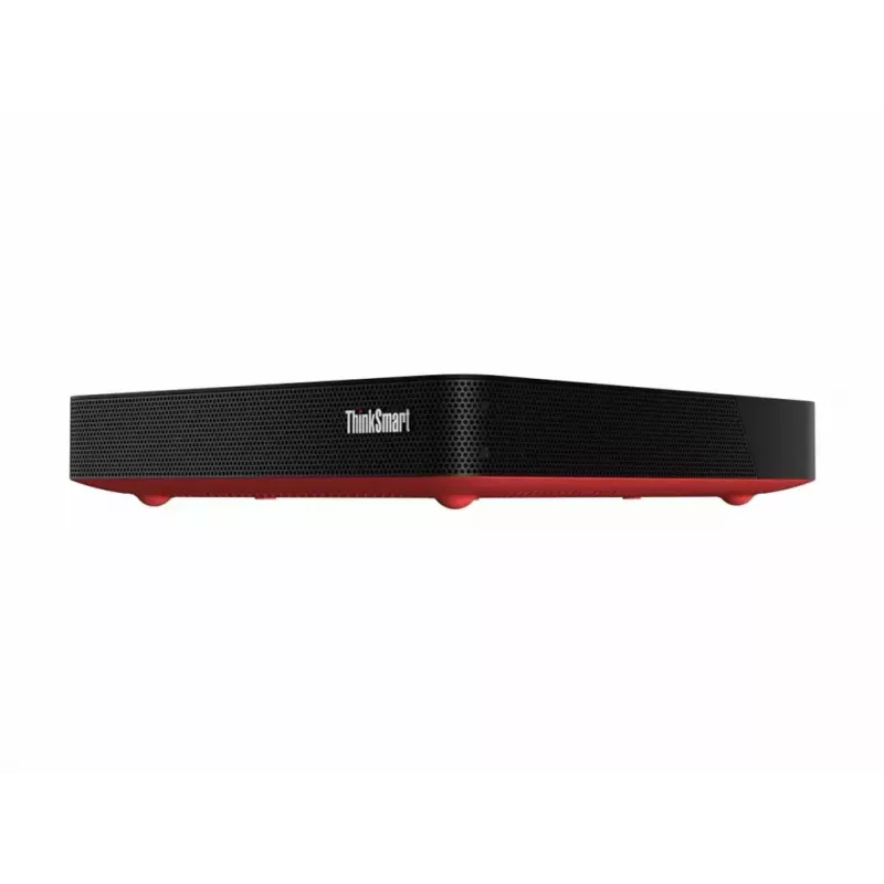 Konverentsikontroller Lenovo ThinkSmart 12QL0004MT Zoomile, kompaktne must seade koosoleku juhtimiseks