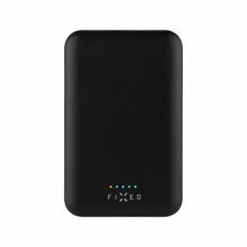 Kaasaskantav akupank FIXED MagZen 6000 mAh — must, USB-väljund nutitelefonidele ja tahvelarvutitele