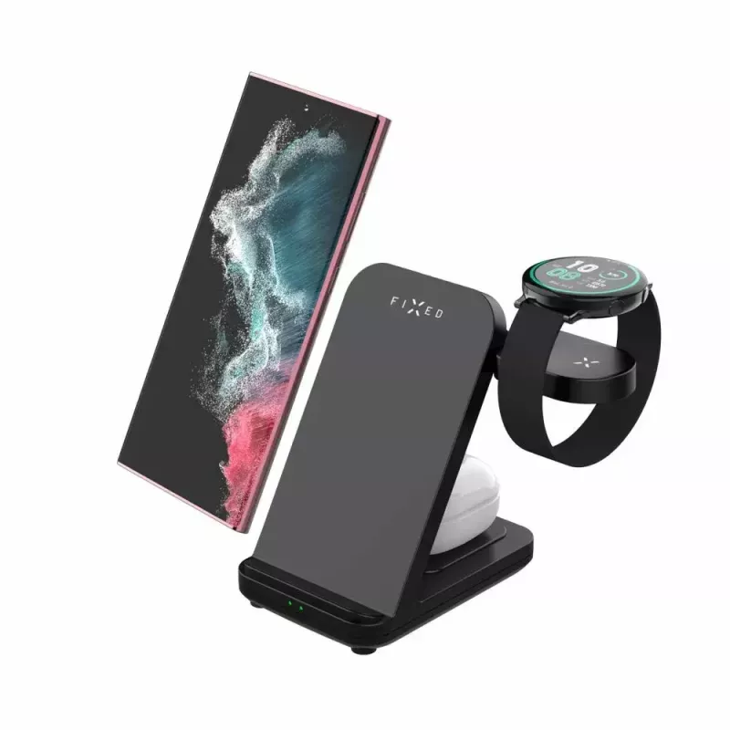 Kaasaskantav akupank FIXED Powerstation FIXPOS-SA-BK 10000mAh, kaasaskantav laadija, 10000 mAh mahutavus