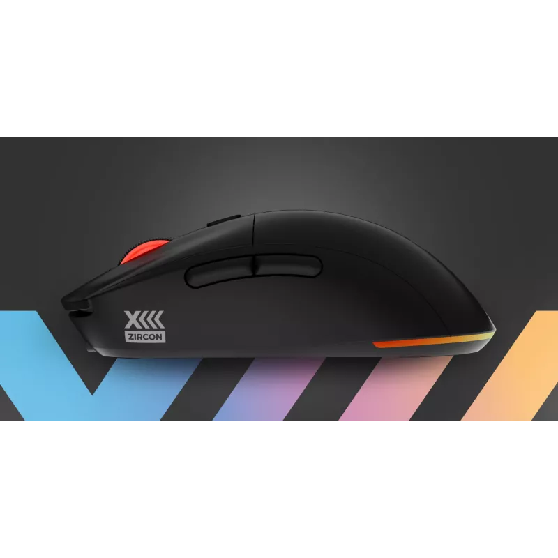 GENESIS Zircon XIII hiir Gaming Kahekäeline RF Juhtmevaba + USB Type-C Optiline 26000 DPI