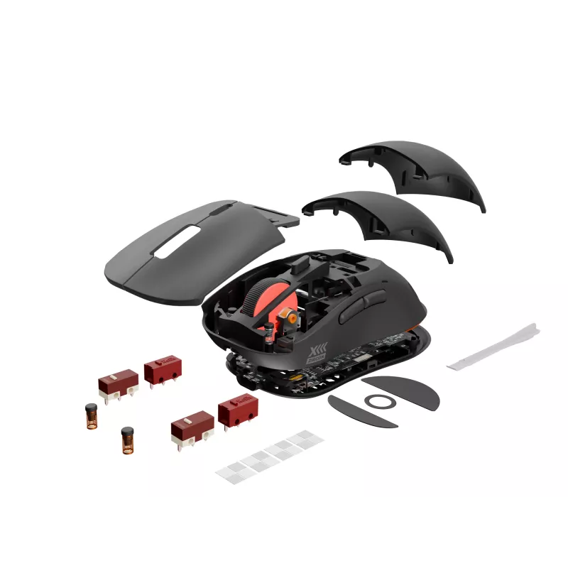 GENESIS Zircon XIII hiir Gaming Kahekäeline RF Juhtmevaba + USB Type-C Optiline 26000 DPI