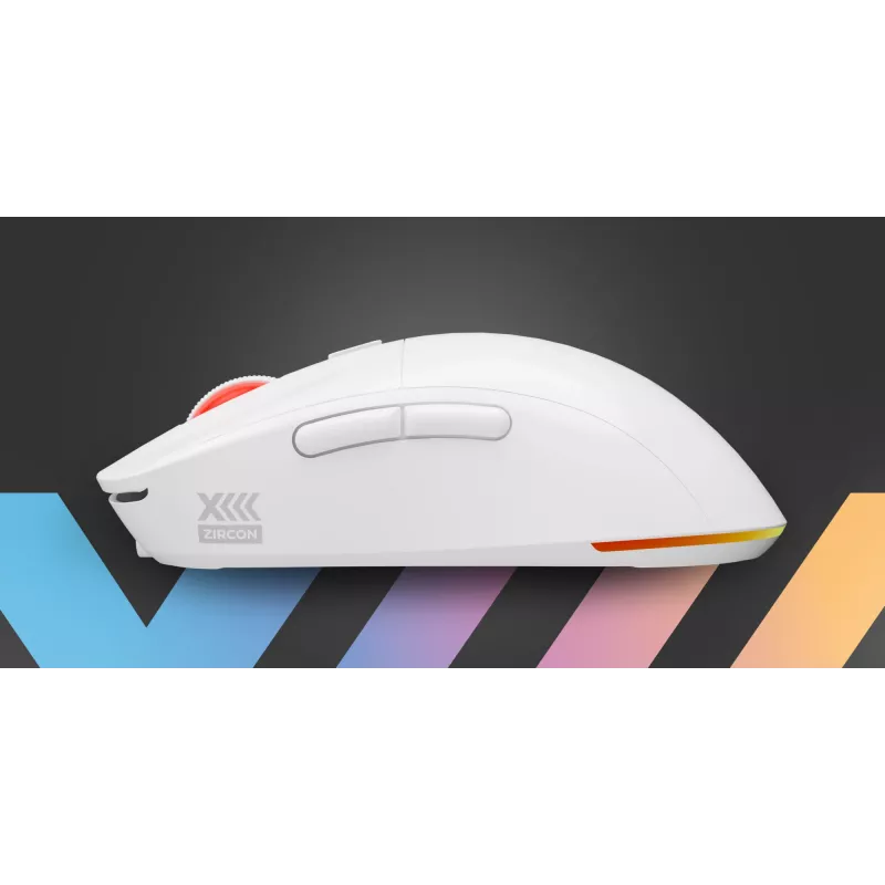 GENESIS Zircon XIII hiir Gaming Ambidextrous RF Wireless + USB Type-C Optical 26000 DPI
