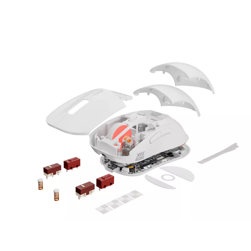 GENESIS Zircon XIII hiir Gaming Ambidextrous RF Wireless + USB Type-C Optical 26000 DPI