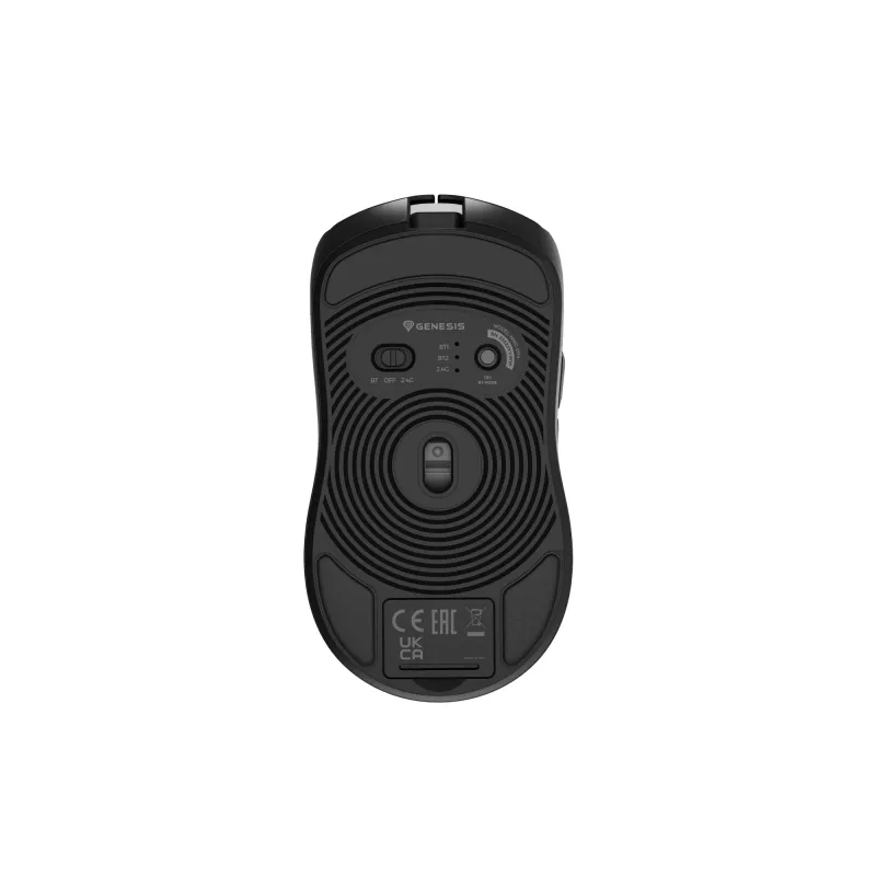 GENESIS Zircon 500 hiir Gaming Paremakäeline RF Juhtmevaba + Bluetooth + USB Type-C Optiline 10000 DPI