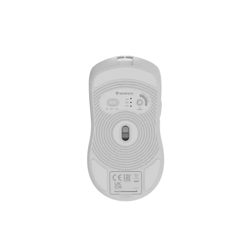 GENESIS Zircon 500 hiir Gaming Paremakäeline RF Juhtmevaba + Bluetooth + USB Type-C Optiline 10000 DPI