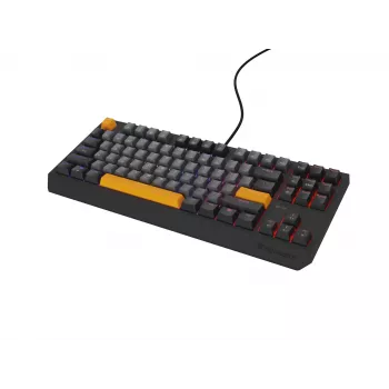 GENESIS Thor 230 TKL klaviatuur Gaming USB + RF Wireless + Bluetooth QWERTY Must, Hall, Oranž