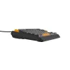 GENESIS Thor 230 TKL klaviatuur Gaming USB + RF Wireless + Bluetooth QWERTY Must, Hall, Oranž
