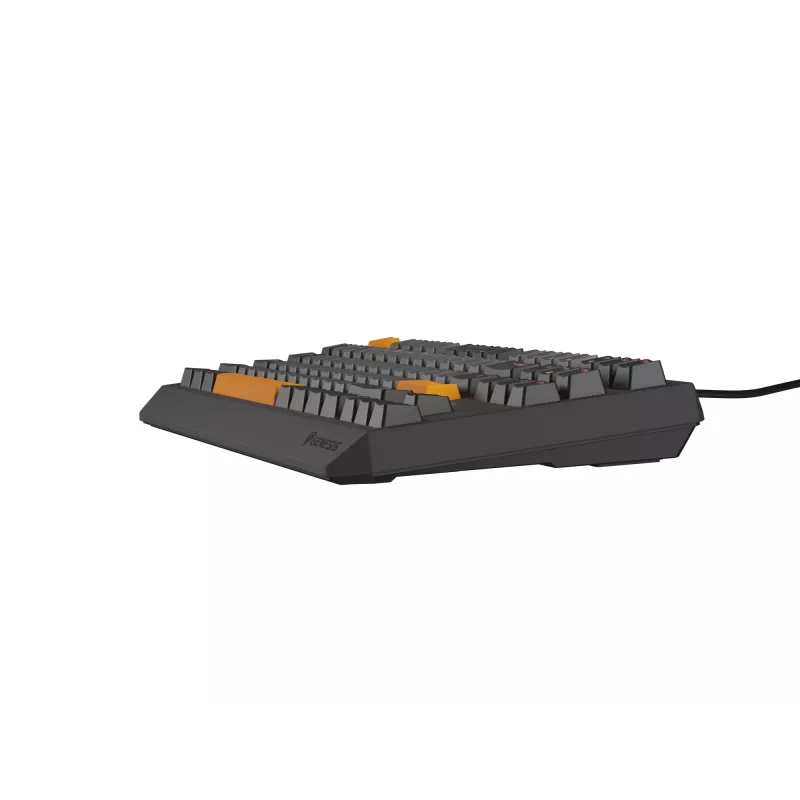 GENESIS Thor 230 TKL klaviatuur Gaming USB + RF Wireless + Bluetooth QWERTY Must, Hall, Oranž